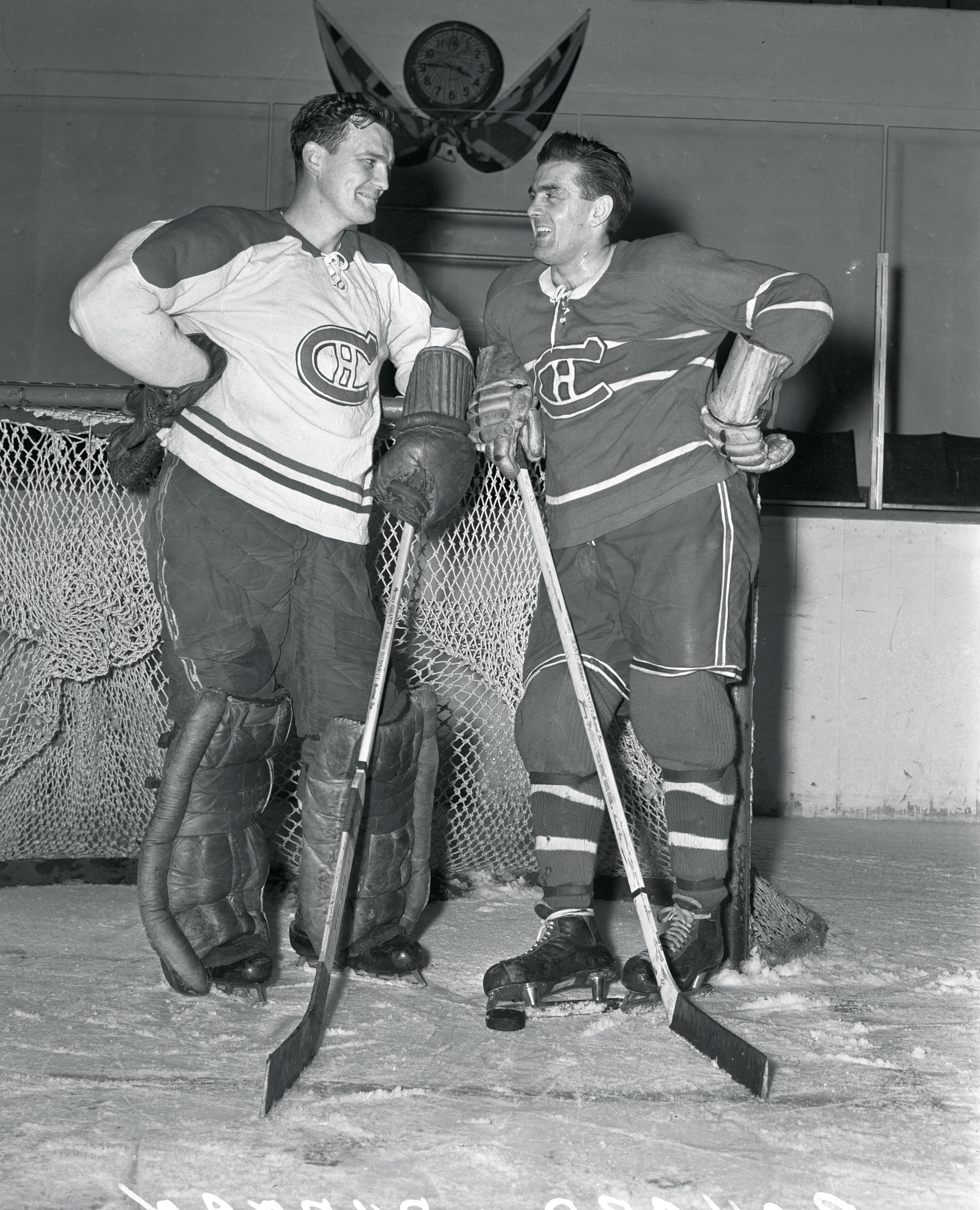 The Montreal 1942 Painted Hockey Stick