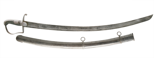 Un sabre de cavalerie légère britannique de 1796. [PHOTO : MUSÉE CANADIEN DE LA GUERRE—19760115-00166]