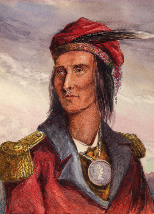 Tecumseh. [ILLUSTRATION : BIBLIOTHÈQUE PUBLIQUE DE TORONTO—JRR3358]