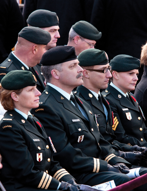 Des militaires canadiens. [PHOTO : METROPOLIS STUDIO]