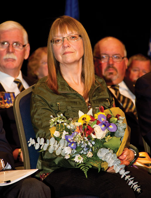 La mère nationale de la Croix d’argent, Patricia Braun. [PHOTO : DAN BLACK]