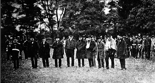Des survivants de la guerre de 1812, Toronto, 1861. [PHOTO : D.K. WARNER, BIBLIOTHÈQUE ET ARCHIVES CANADA, C-059693]