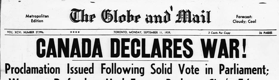 FACE À FACE: Le Canada a-t-il bien fait d’entrer en guerre en septembre 1939?