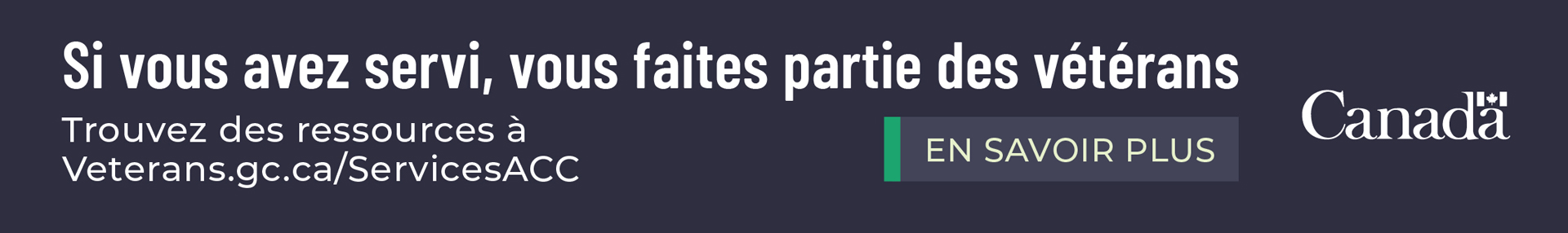 Avez-vous servi dans les armées canadiennes?