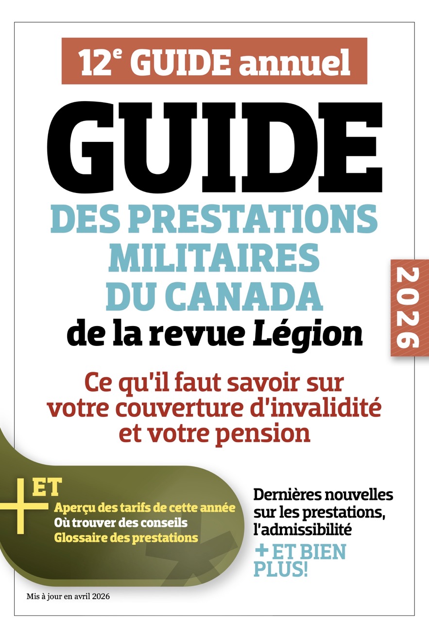 Couverture du Guide des prestations militaire du Canada 2026