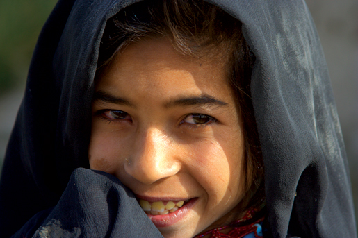 The younger Afghans were always happy to smile at the Canadians. [PHOTO: ADAM DAY]
