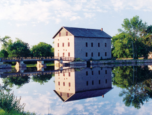 The Lang Grist Mill operates in the Lang Pioneer Village near Peterborough, Ont. [PHOTO: LANG PIONEER VILLAGE]