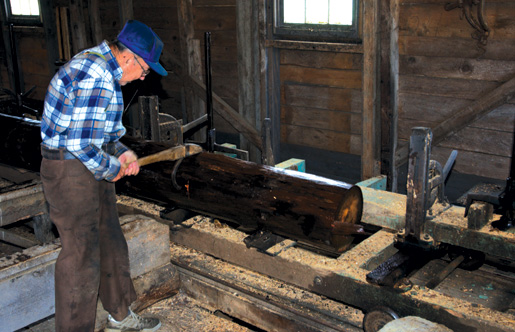 The Bangor Sawmill built in 1850 still operates near  Saulnierville, N.S. [PHOTO: NOVA SCOTIA TOURISM, CULTURE AND HERITAGE]