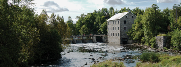 Watson’s Mill was built on the Rideau River at Manotick. [PHOTO: COURTESY OF CITY OF OTTAWA]