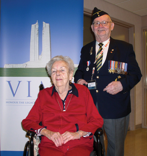 Mary Glanville and Francis Christian make the most of a visit at the Camp Hill Veterans Memorial Building in Halifax. [PHOTO: TOM WATERS]