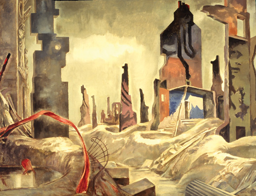 Dead City–Caen. [ILLUSTRATION: CANADIAN WAR MUSEUM–AN19710261-4498]