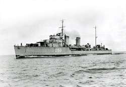 HMCS Skeena. [PHOTO: LIBRARY AND ARCHIVES CANADA]
