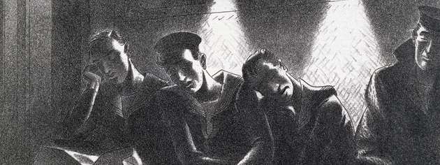 Memory of the Battle of the Atlantic: Night Train To Plymouth, 1944. [CANADIAN WAR MUSEUM: AN19850391-018]