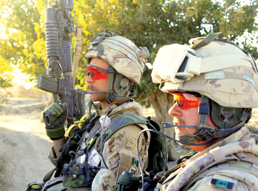 Corporal John Little (left) and Sergeant Craig Donaldson. [PHOTO: ADAM DAY]