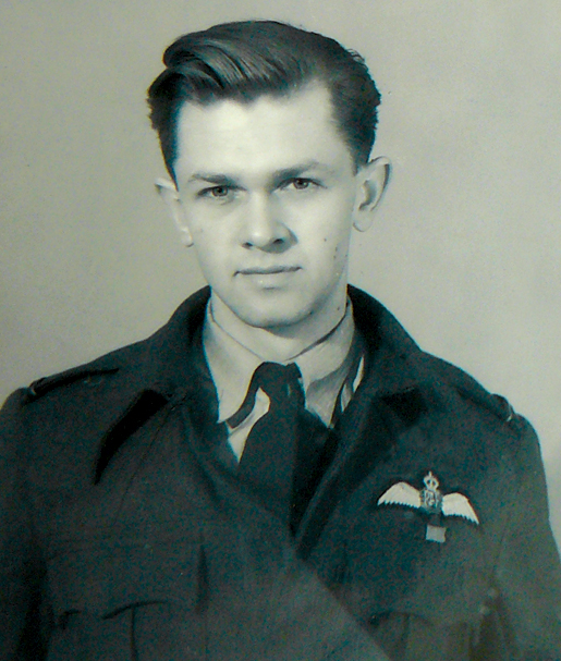 Flying Officer William Breithaupt. [PHOTOS: COURTESY HUGH A. HALLIDAY]