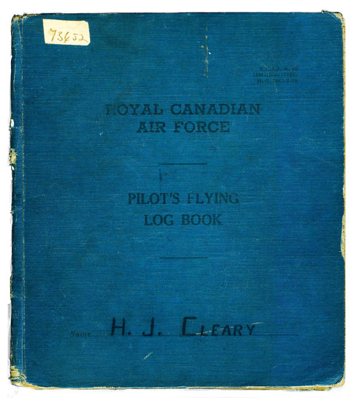 Henry Cleary's logbook.