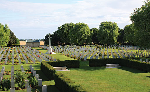 Beny-sur-Mer Canadian War Cemetery, Reviers, France. [PHOTO: SHARON ADAMS]