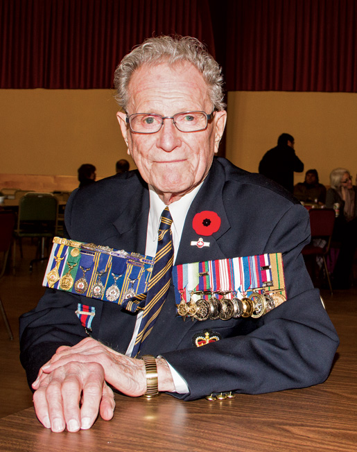 Second World War veteran Harold Hague. [PHOTO: TOM MacGREGOR]