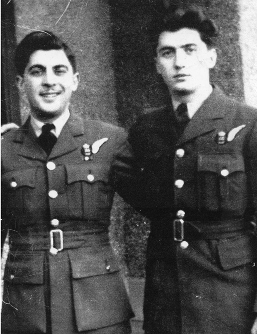 A wartime photo of Gordon and Philip.