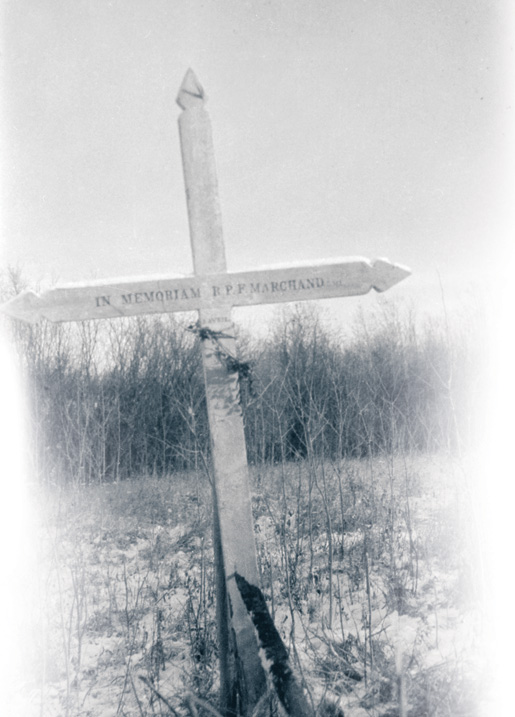 Cross in Memoriam Father Marchand, O.M.I. (Frog Lake Massacre) [PHOTO: LIBRARY AND ARCHIVES CANADA—PA019108]