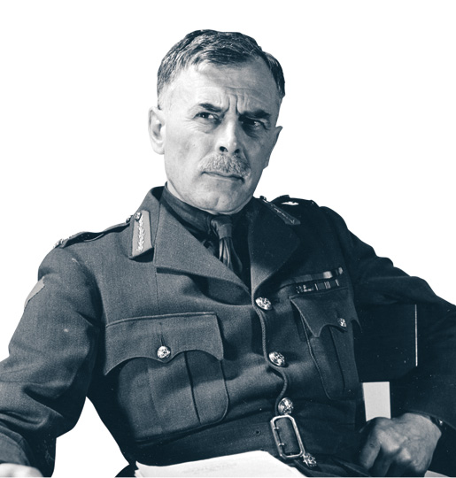 Lieutenant-General A.G.L. McNaughton [PHOTO: CANADIAN ARMY PHOTO]