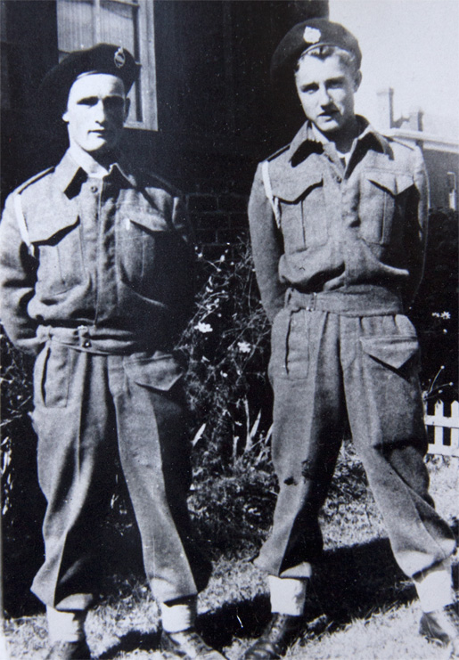 Lawrence (left) and Wilfred True.