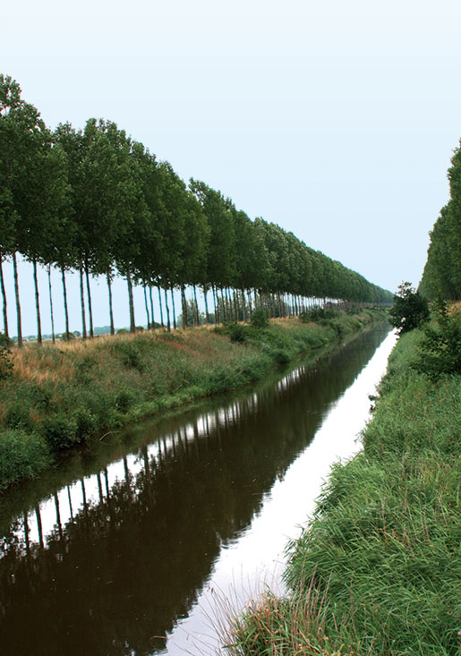 The Leopold Canal, near the Belgian/Dutch border, was reached by Canadian troops in October 1944 after the liberation of Adegem, Belgium. [PHOTO: SHARON ADAMS, LEGION MAGAZINE]