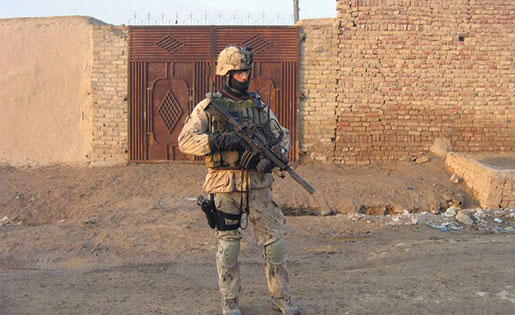 A CSOR operator in Kandahar. [PHOTO: DEPARTMENT OF NATIONAL DEFENCE]