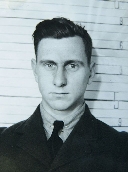 Pilot Officer Ross Vaughan  of Toronto. [PHOTO: LIBRARY AND ARCHIVES CANADA—E011084112; CoURTESY HUGH A. HALLIDAY]