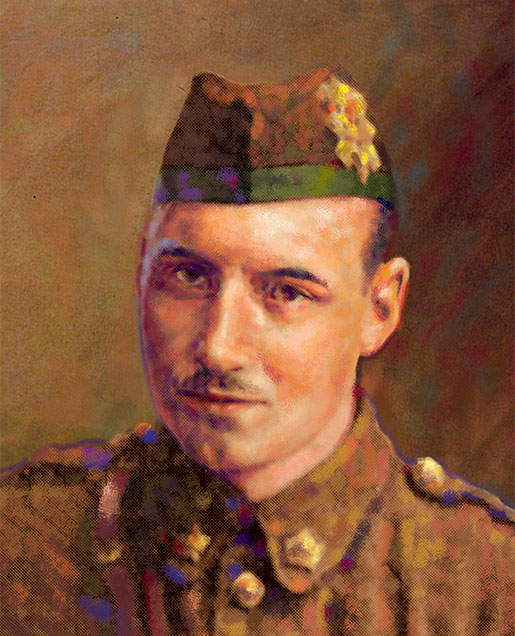 Lance-Corporal Frederick Fisher, VC [ILLUSTRATION: SHARIF TARABAY]