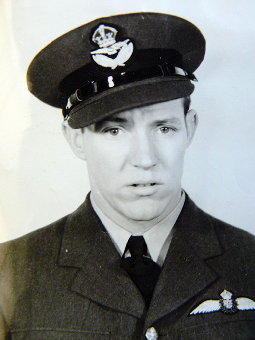 Flight Lieutenant  Everett E. Ettinger. [PHOTO: COURTESY Of HUGH A. HALLIDAY]