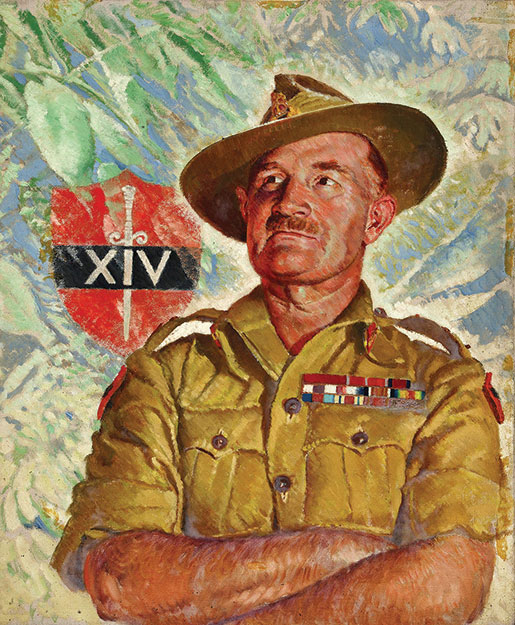 General William Slim, commander of the XIV Army. [ILLUSTRATION: NATIONAL ARCHIVES (U.K.)] 