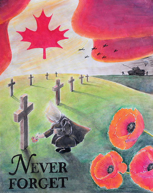 [Junior Posters First Place Colour: Anneke Joy Brink of Brampton, Ont]