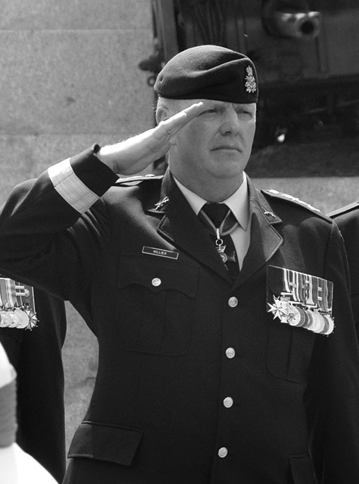 Former Chief of Defence Staff General Rick Hillier. [PHOTO: SGT. MARCO COMISSO, ARMY NEWS]