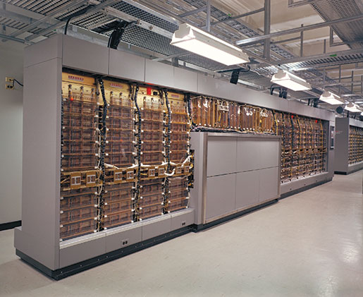  A small section of the SAGE computer. [PHOTO: CANADIAN FORCES MUSEUM OF AEROSPACE DEFENCE—PCN4708]