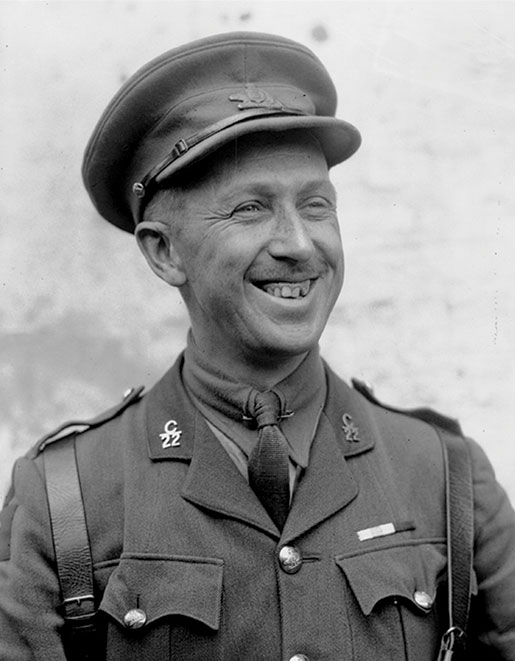 Major Georges Vanier,  June 1918. [PHOTO: ERNEST MAUNDER, DEPARTMENT OF NATIONAL DEFENCE, LIBRARY AND ARCHIVES CANADA—PA002777]