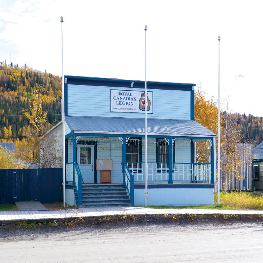 Dawson City Branch leases its building from the town. [photo: Tom MacGregor]