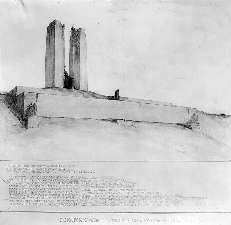 Vimy_Memorial_-_Allward_design_submission