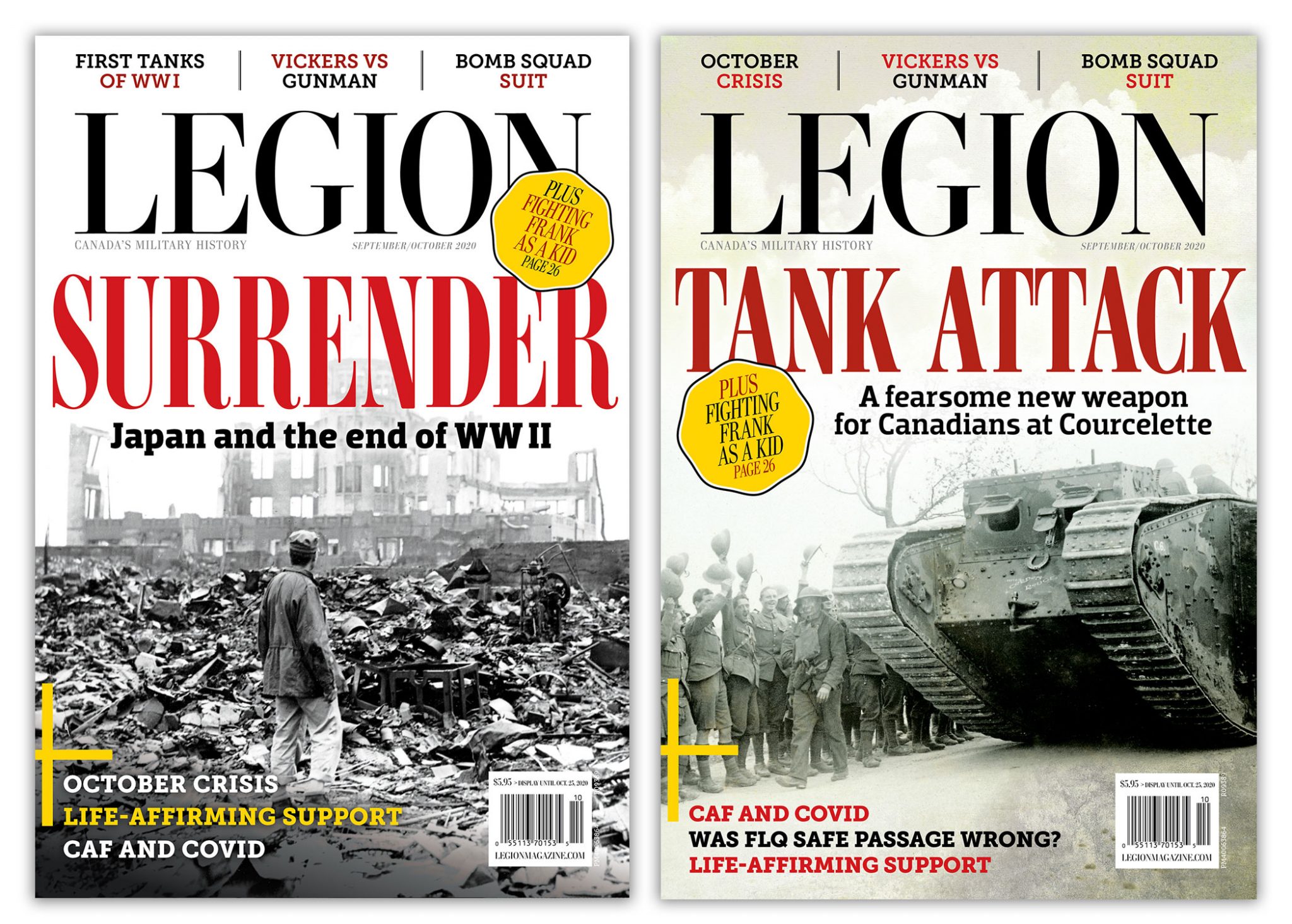Choose our cover for the September/October issue of Legion Magazine ...