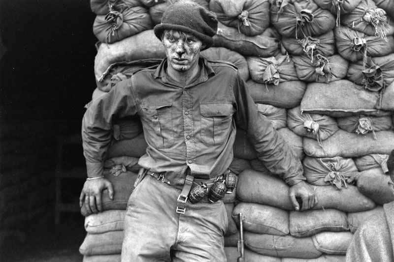 Don McCullin, Shell Shocked Marine, Vietnam, Hue