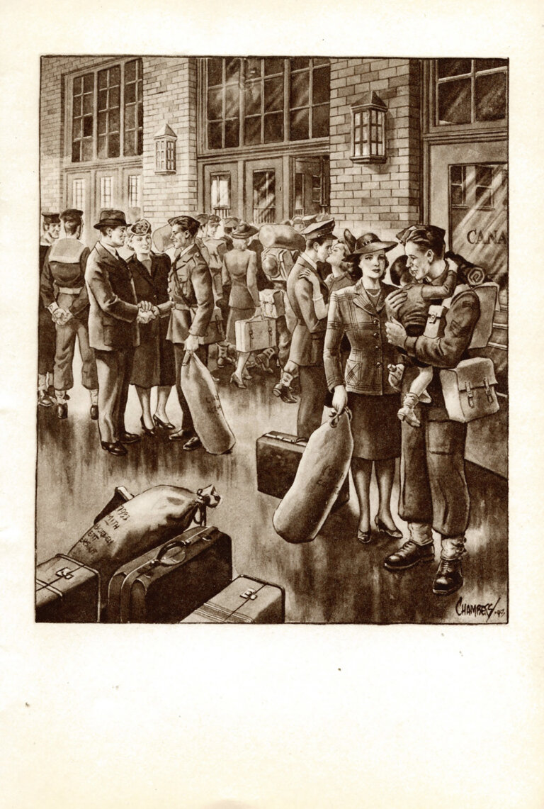 Editorial cartoonist Bob Chambers and Halifax in Wartime Legion Magazine