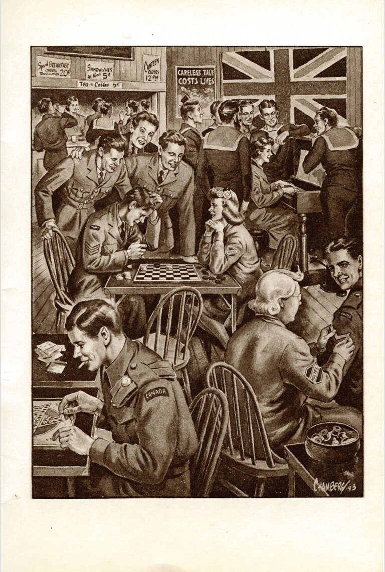 Editorial cartoonist Bob Chambers and Halifax in Wartime Legion Magazine