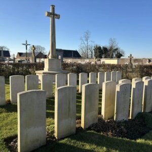 British-born French resident  honours locally buried Canadian airmen