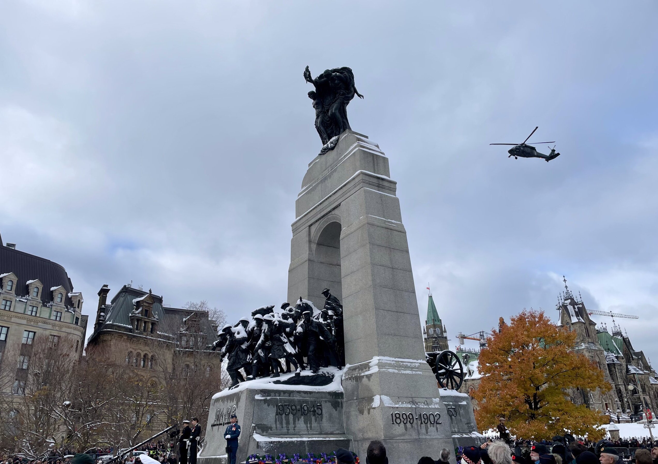Where Canada remembers: The National War Memorial hosts its 85th annual ceremony in tribute to military sacrifice