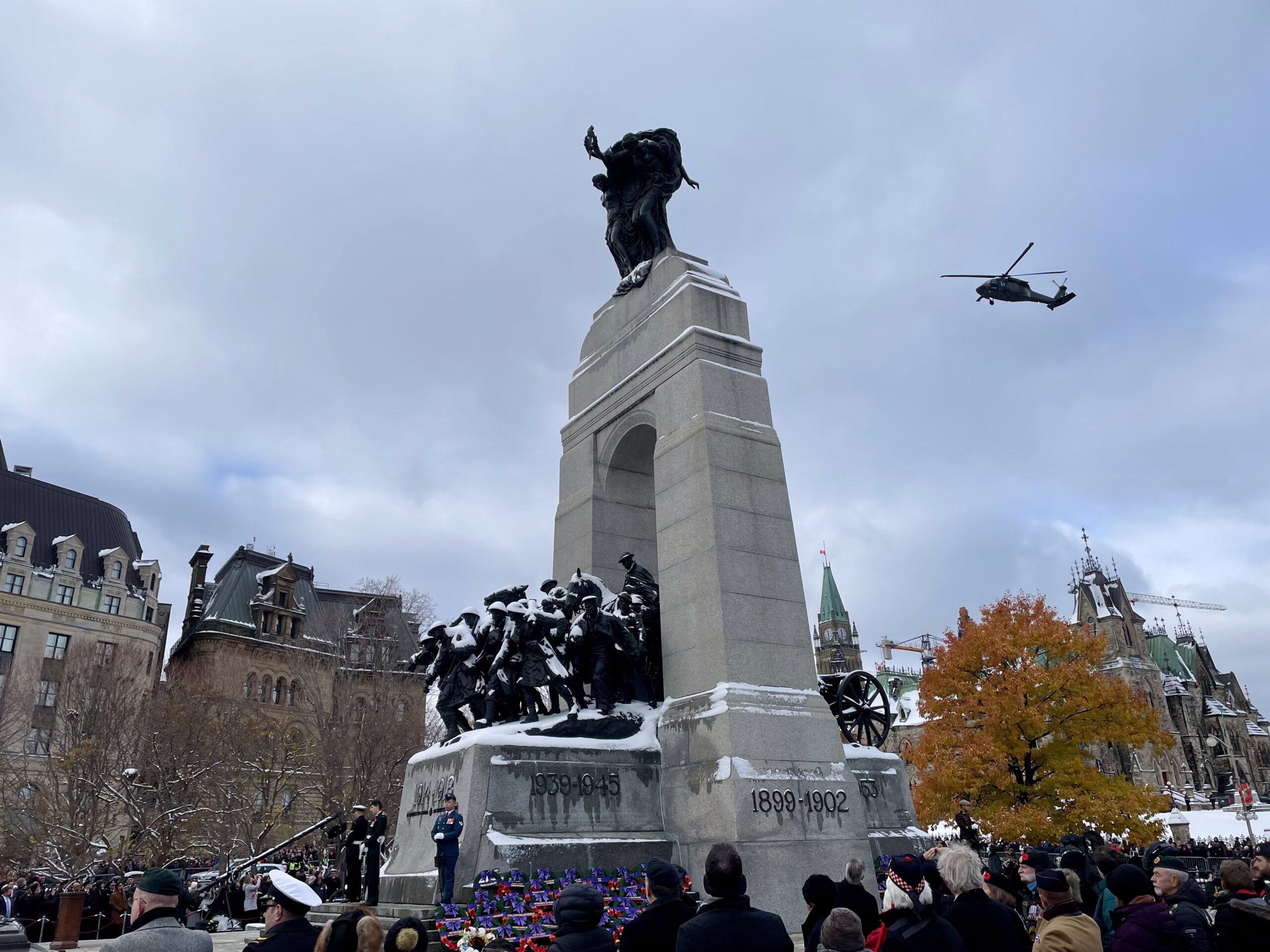 Where Canada remembers: The National War Memorial hosts its 85th annual ceremony in tribute to military sacrifice