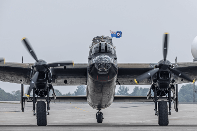 One of 430 Lancasters built at Victory Aircraft in Malton, Ont., the Canadian Warplane Heritage Museum’s 81-year-old Mk. X is one of only two of the bombers flying today. The other is in Britain. [Stephen J. Thorne/LM]