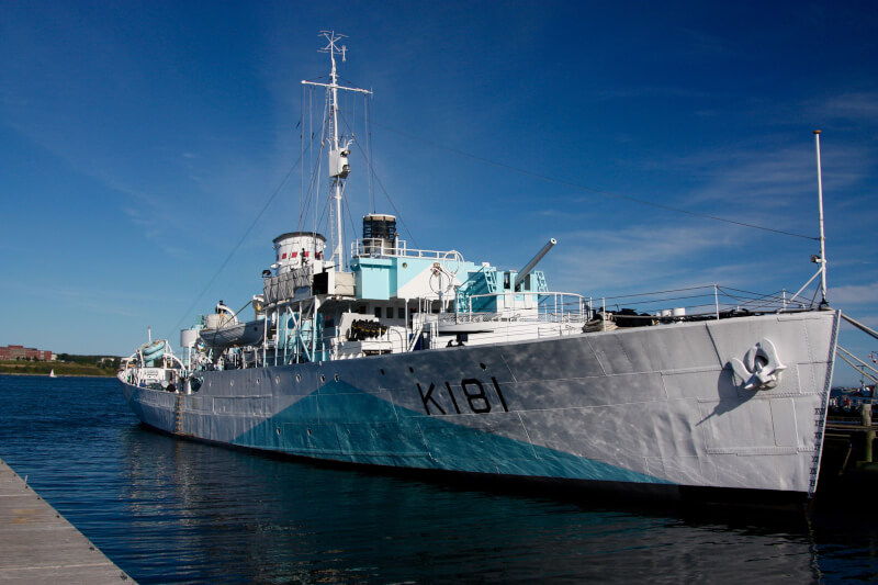 HMCS Sackville, the last surviving Flower-class corvette of the Second World War, is now a museum in Halifax. [Halifax Military Heritage Preservation Society]