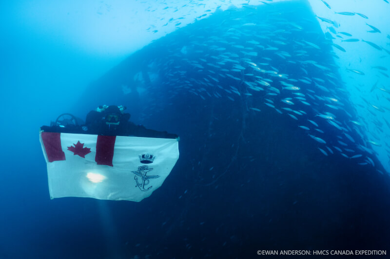An armchair tour of the wreck site of HMCS Canada with diver and historian Joseph Frey